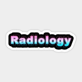 Radiology Sticker